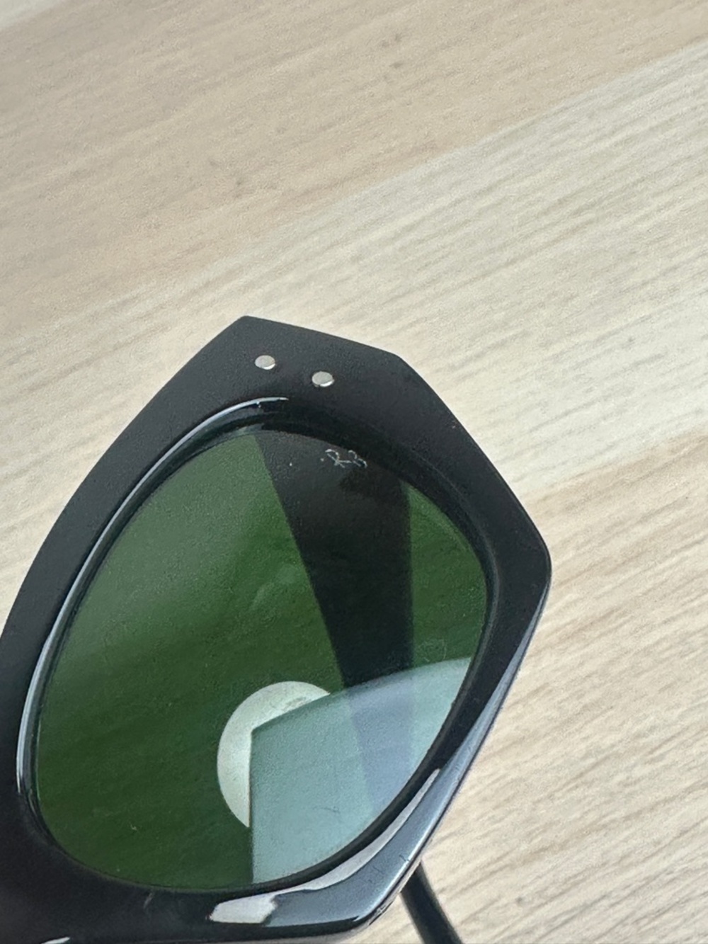 Ray-Ban RB4430 Zena Black/Green Sunglasses - Picture 5 of 6
